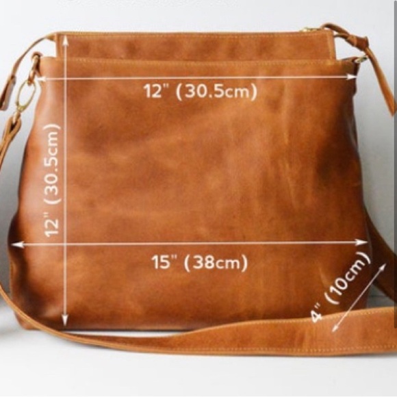 Forest Bags | Leather Shoulder Crossbody Hobo Bag - Picture 2 of 13